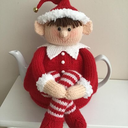 Christmas tea cosy Cheeky elf tea cosy