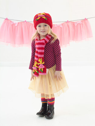 Ballerina Hat in Lion Brand Vanna's Choice - L32274