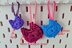 Crochet Cat Head Keychain Phone Charm Gift tag party favor