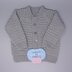 Rhodri Baby Unisex Knitting Pattern 20" chest and 22" chest size