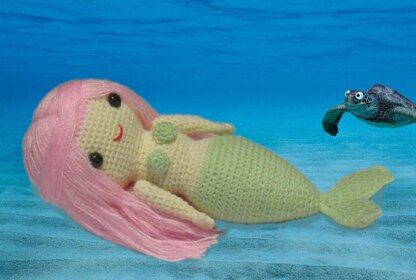 Jazzy the Mermaid - Amigurumi - Crochet Pattern