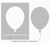 My Favorite Things Stencil 4.5"X6" - Big Balloon