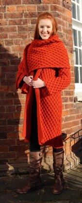 Honeycomb Coat and Shawl