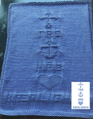 Nr. 484 Faith, Hope, Love guest towel