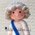 Princess, Queen CROCHET Doll Pattern - Advanced - UK Terminology