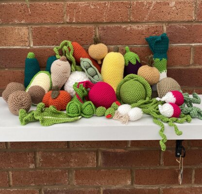 22 Vegetables Crochet Patterns