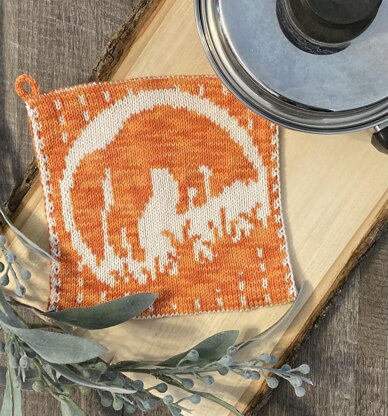 Woodland Fox Potholder