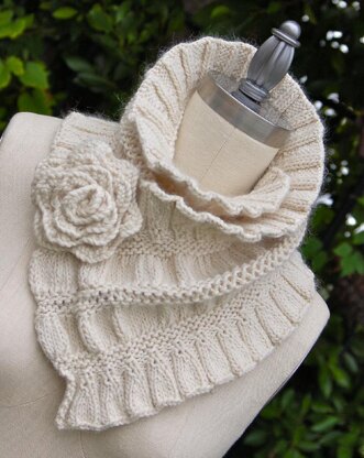 Ruffled and Ruched Scarf