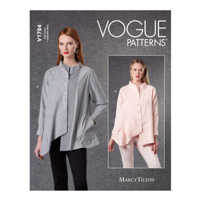 Vogue Misses' Shirts V1784 - Sewing Pattern