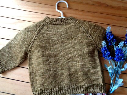 Velvet Acorn Baby Cardigan