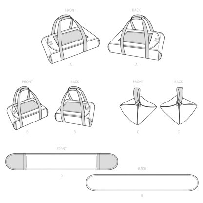 Simplicity Casserole Carriers, Pie Holder and Double Oven Mitt S9522 - Paper Pattern, Size OS (One Size Only)