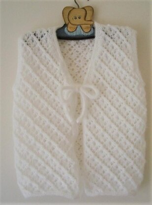 Paige - Child's lace cardigan or vest