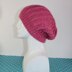 Simple Aran Fishermans Rib Slouch Hat