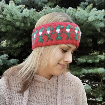 Dancing Elves Headband - knitting pattern