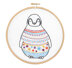 Hawthorn Handmade Baby Penguin Contemporary Embroidery Kit - 14.5 x 10.5cm