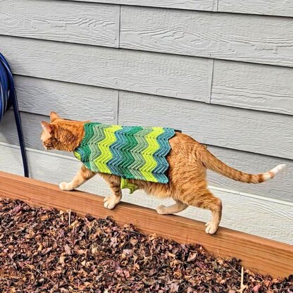 Chevron Cat Sweater
