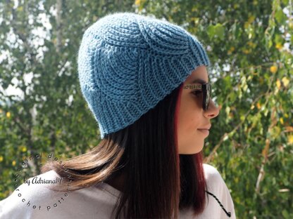 AQUA knit-look beanie