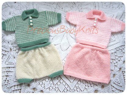 FLYNN - jumper and shorts/skirt set