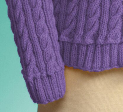Cable and Rib Turtleneck #119