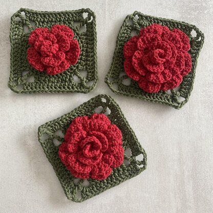 Roses Granny Squares