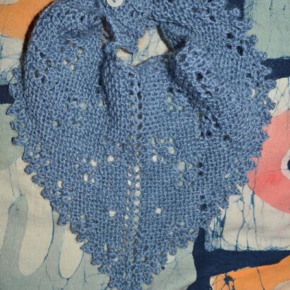 Doggie Lace Bandana - knitting pattern