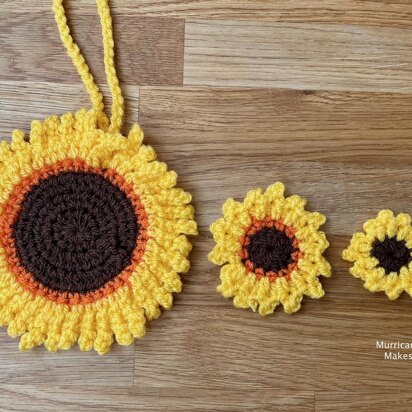 Sunflower Wall Hanging & Brooch