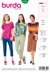 Burda Style Misses' Raglan Top B6329 - Paper Pattern, Size 8-18