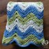 Tranquil Waves Ripple Blanket