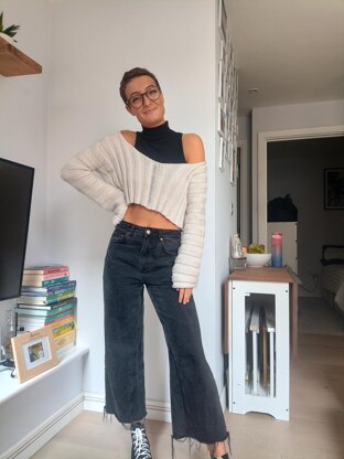 Cozy cropped sweater