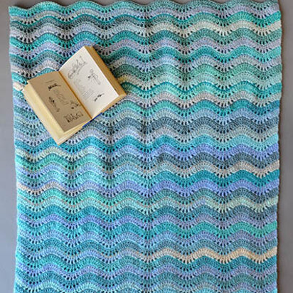 Wavy Slipover in Paintbox Yarns Cotton DK - Downloadable PDF