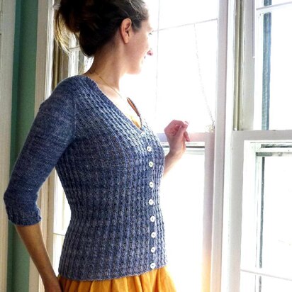 Left Bank Cardigan - knitting pattern