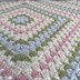 Diamond Granny Blanket Pattern - UK Terms