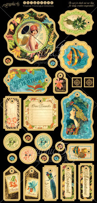 Graphic 45 Deluxe Collector's Edition Pack 12"X12" - Tropical Travelogue