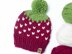 Strawberry Pompom Hat Chunky Baby Children Women