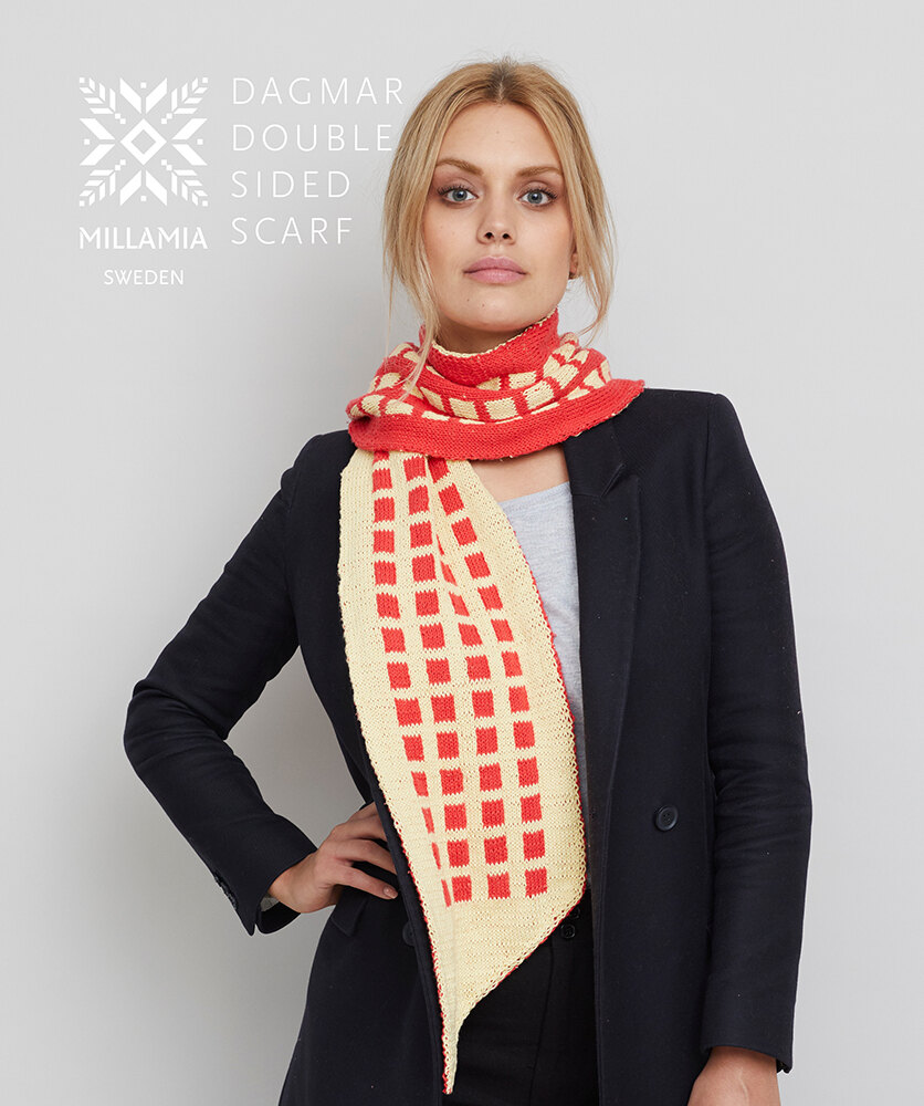 Dagmar Scarf Knitting Pattern For Women in MillaMia Naturally
