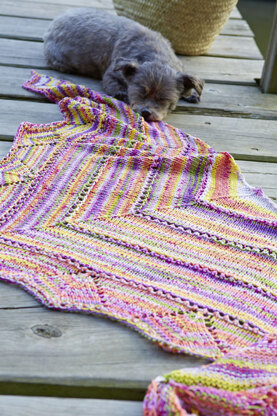 Triangular Shawl in Schachenmayr Bravo Color