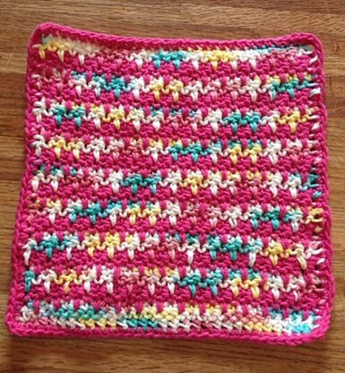 Spike Stripes Washcloth