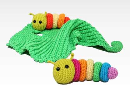 Lovey - Little Caterpillar (+ rattle)