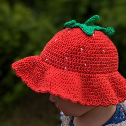 Strawberry Sun Hat