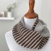 Stripe & Basket Cowl