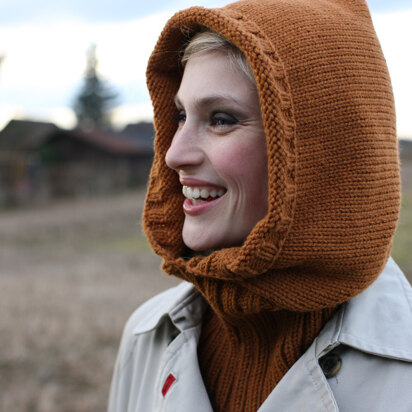 Hooded Cowl in Schachenmayr Northern - 8932