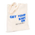 Get Your Knit On (Blue and Cream) 