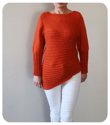 Stylish Asymmetrical Sweater