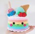 Rainbow Candy Cake