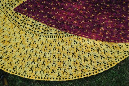 Summer moon shawl