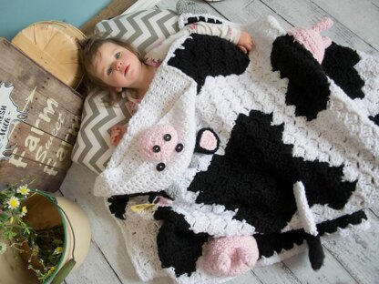 Hooded Cow Blanket