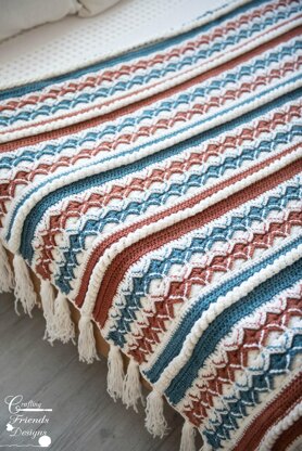 Ropes and Wheels Blanket