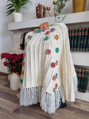 Crochet elegant poncho