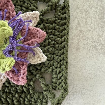 Passion Flower Granny Square