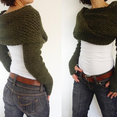 Wrap Around Thumbholes Shrug